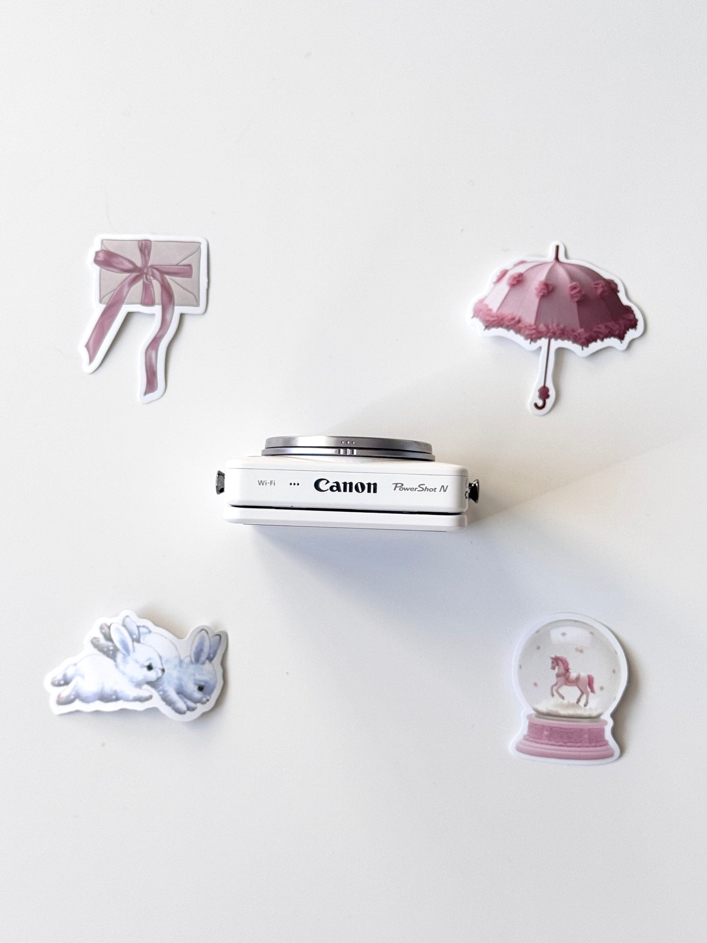 Canon powershot N 12.1MP Digital Camera White