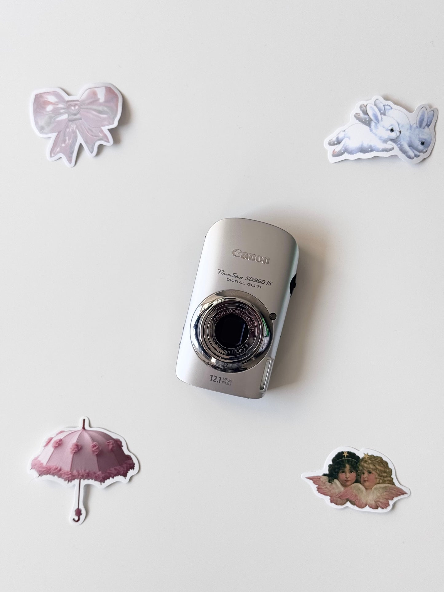 Canon PowerShot SD960 IS 12.1MP Digital Camera Silver