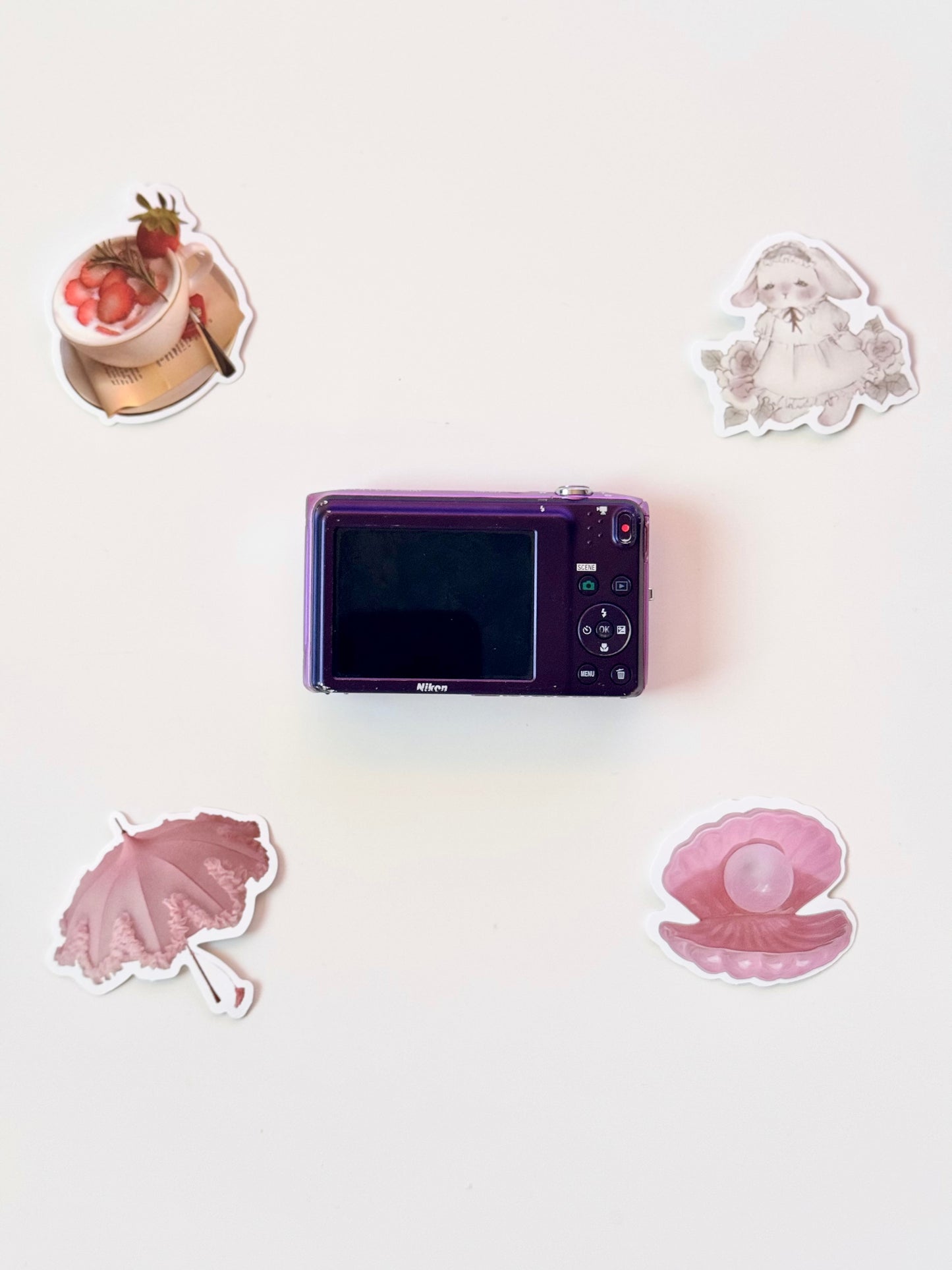 Nikon Coolpix S3500 20.1MP Digital Camera Purple