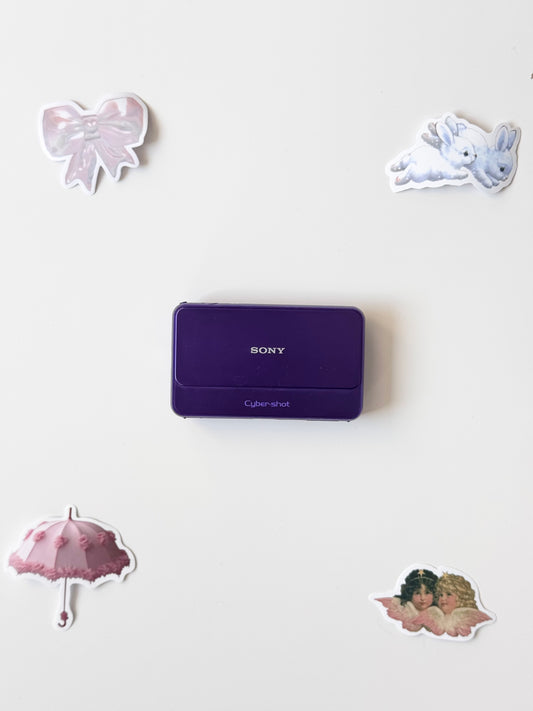Sony Cyber-shot DSC-T99 14.1MP Digital Camera Purple