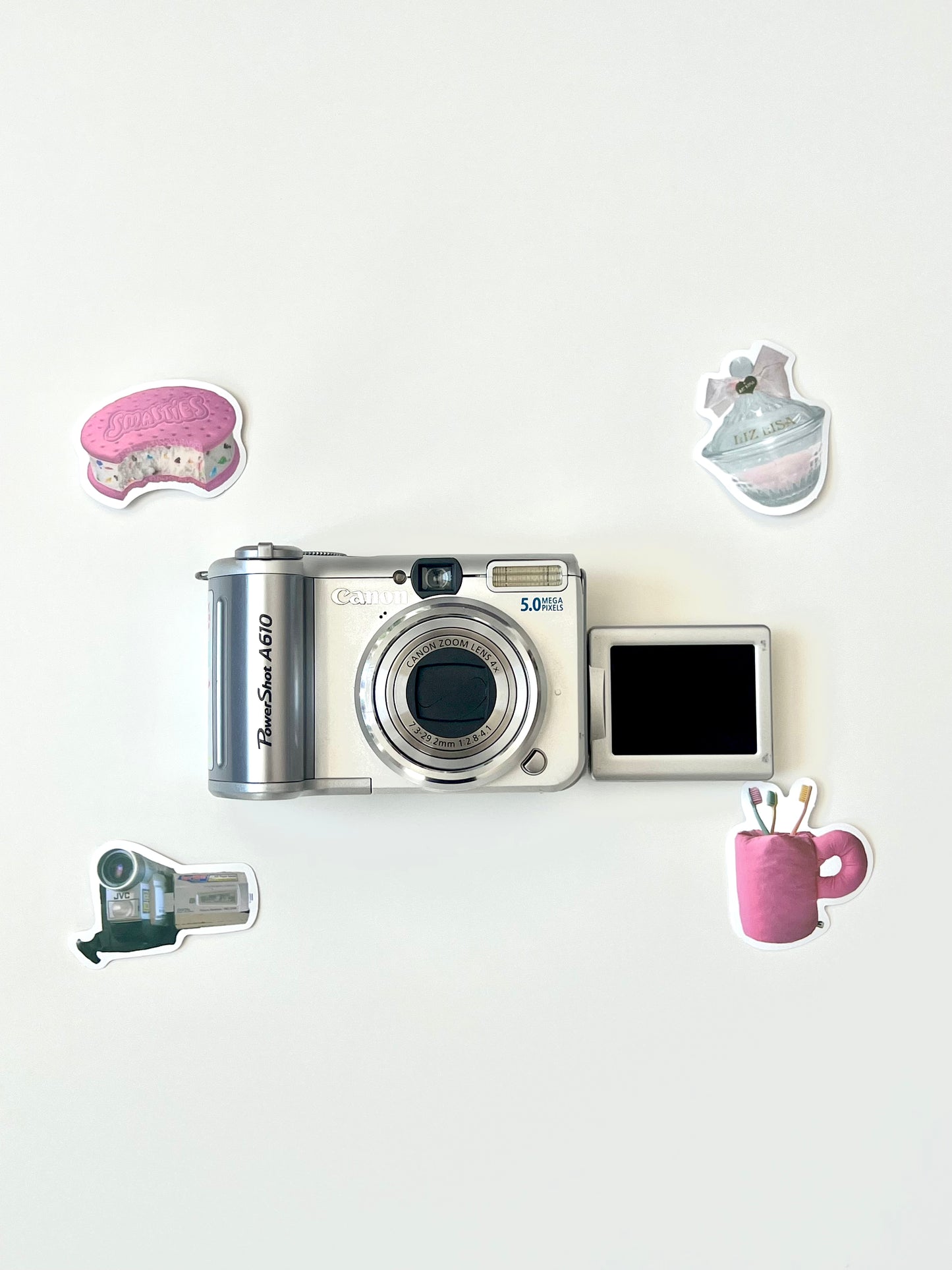 Canon PowerShot A610 5.0MP Digital Camera Silver – DaydayFilm Canon PowerShot A610 5.0MP Digital Camera Silver – DaydayFilm