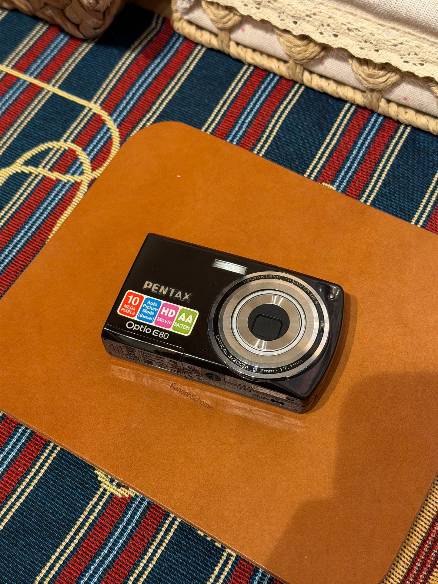 Pentax Optio E80 10MP Black