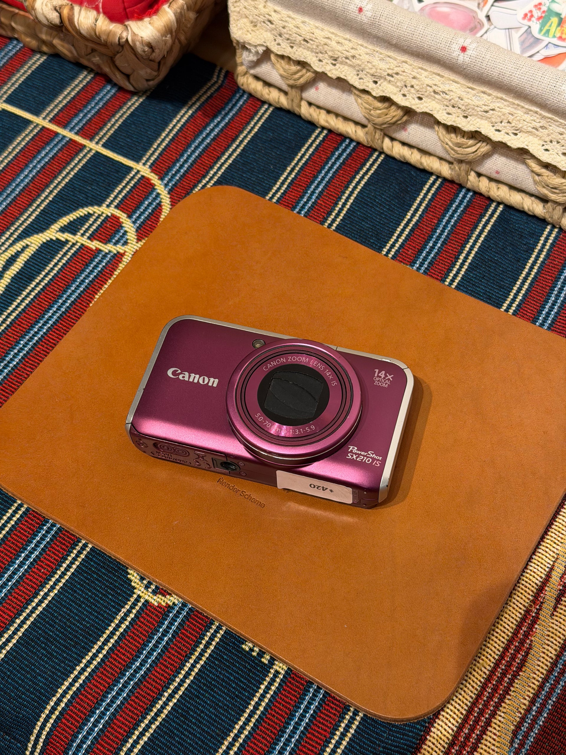 Canon PowerShot SX210 IS 14.1MP Pink – DaydayFilm