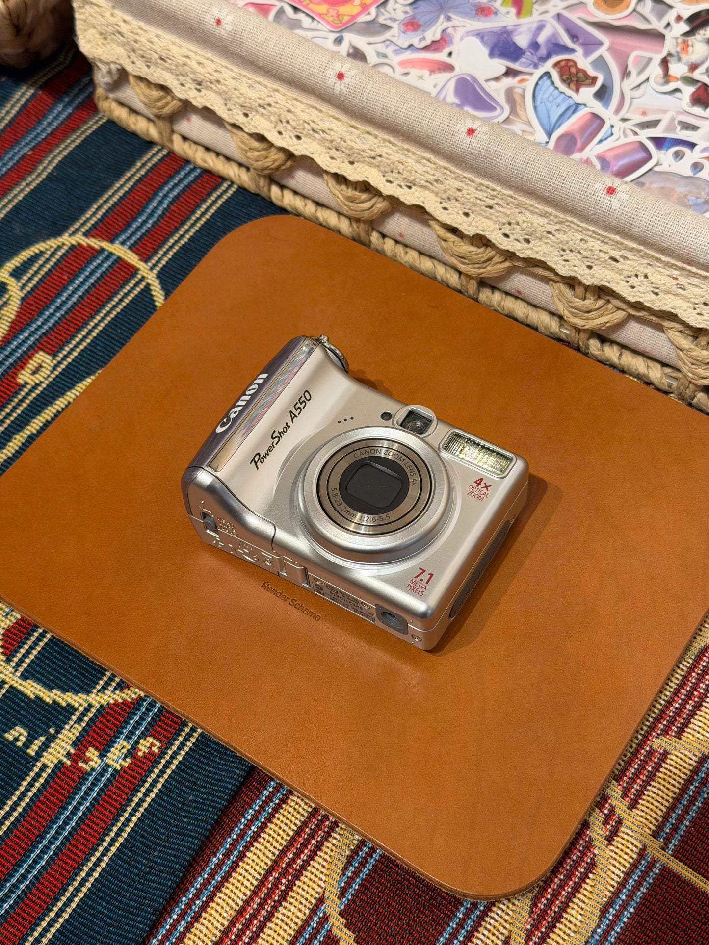 Canon PowerShot A550 7.1MP Silver