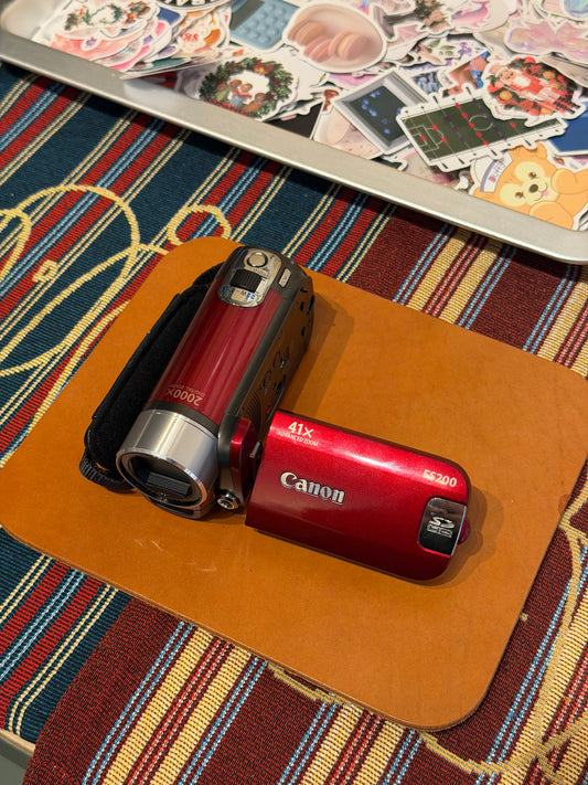 Canon FS200 Camcorder Red