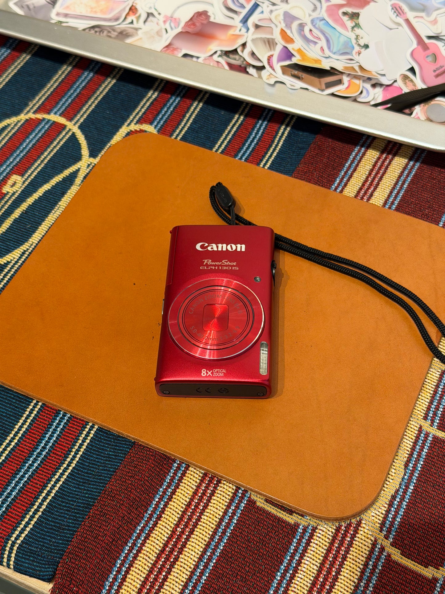 Canon PowerShot ELPH 130 IS (IXUS 140) 16MP Red